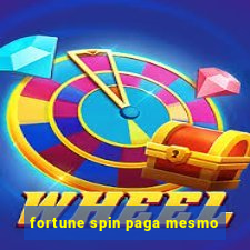 fortune spin paga mesmo